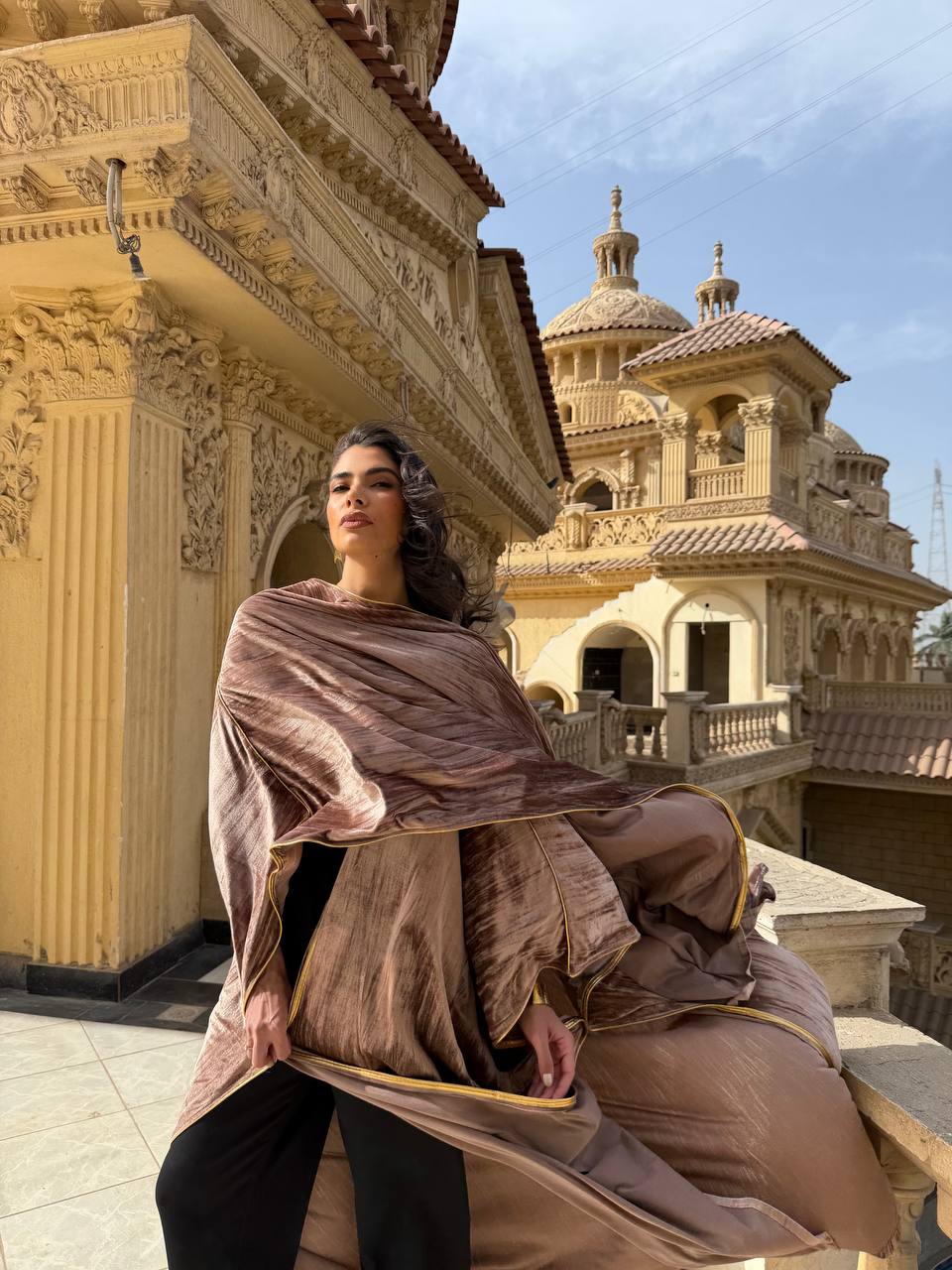 قفطان قطيفه سكارف