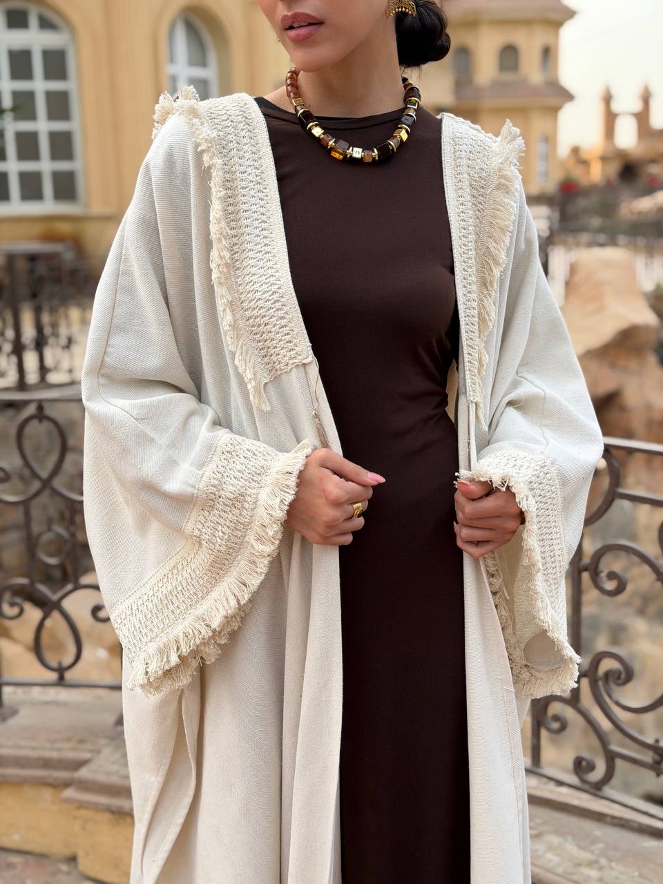 قفطان مخمل كابتشو