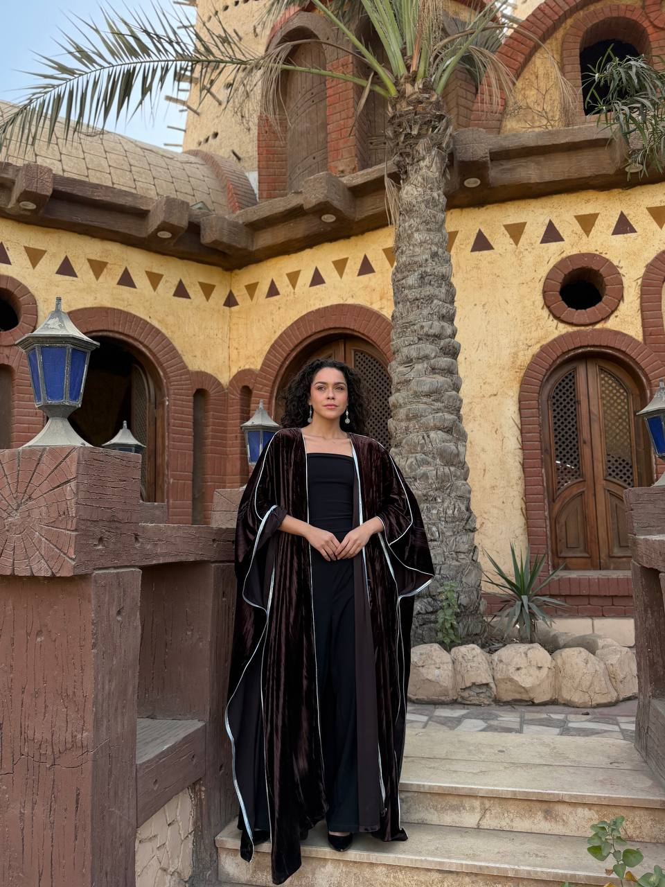 قفطان قطيفه سكارف