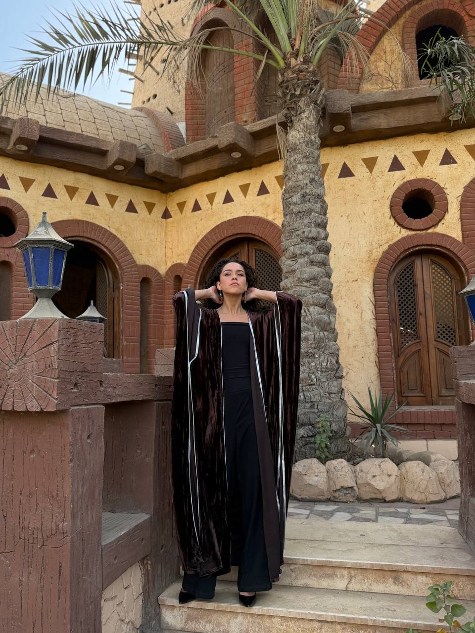 قفطان قطيفه سكارف