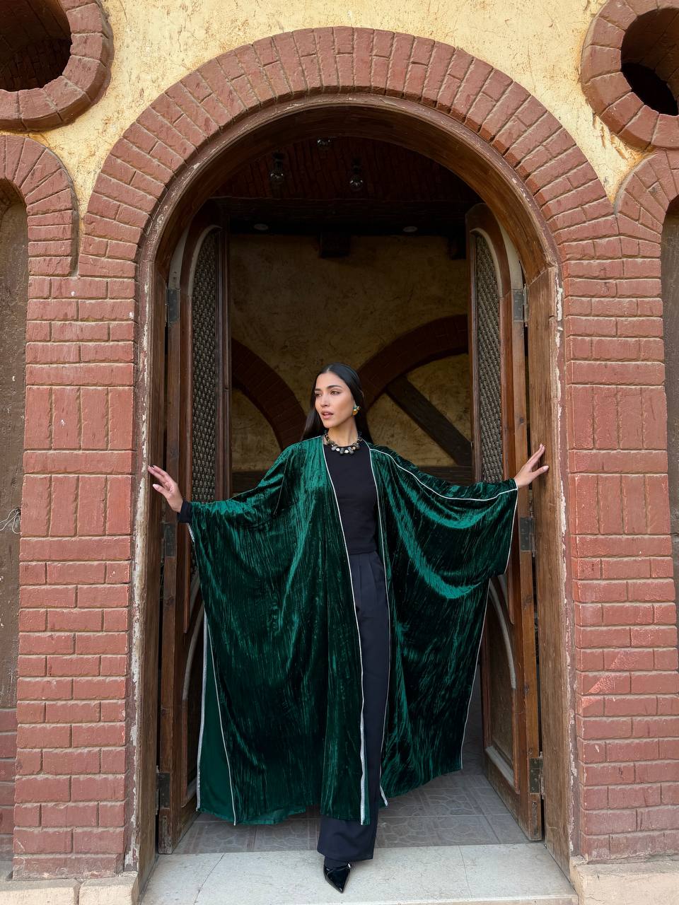 قفطان قطيفه سكارف