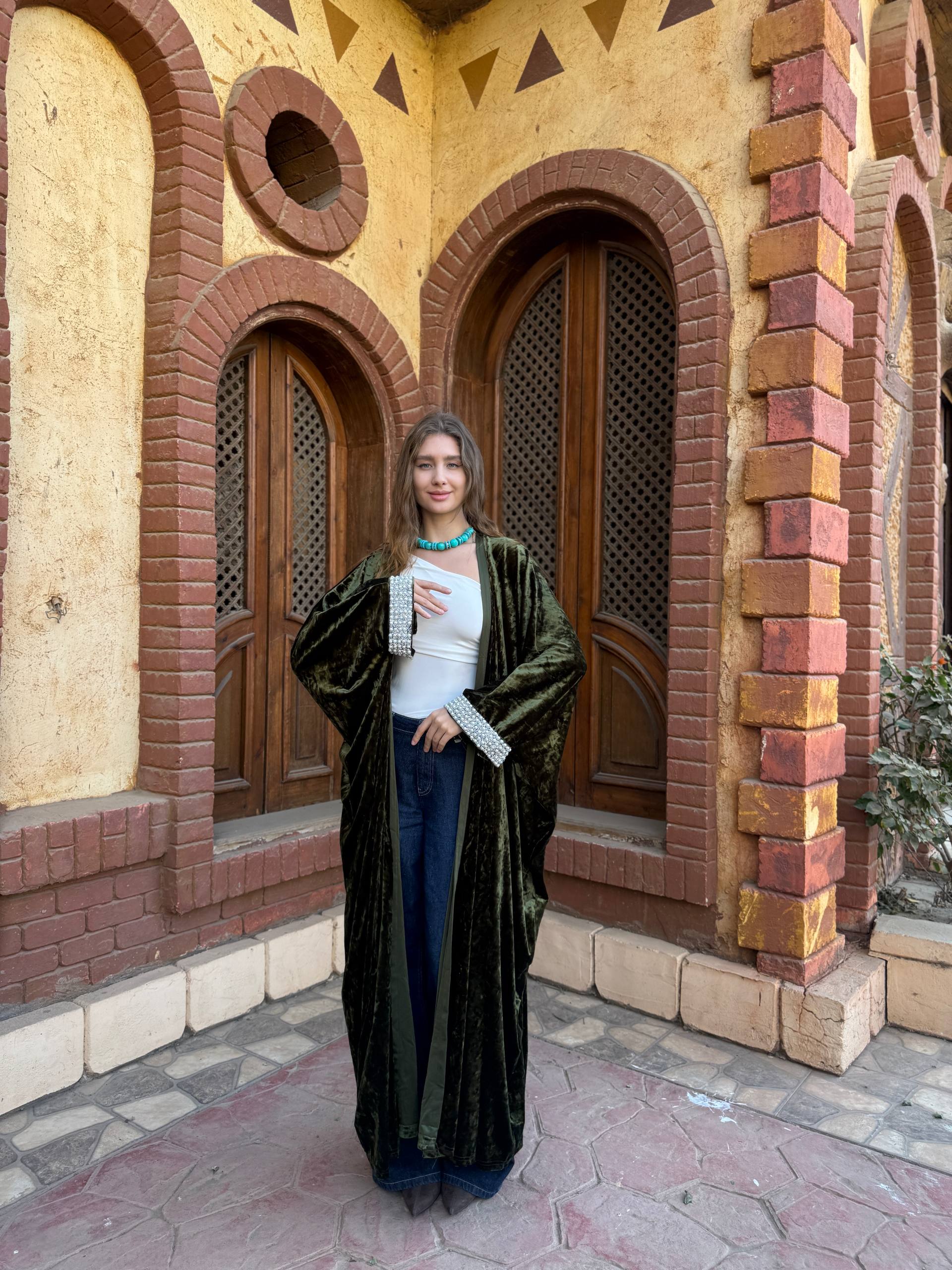 قفطان قطيفه لولي