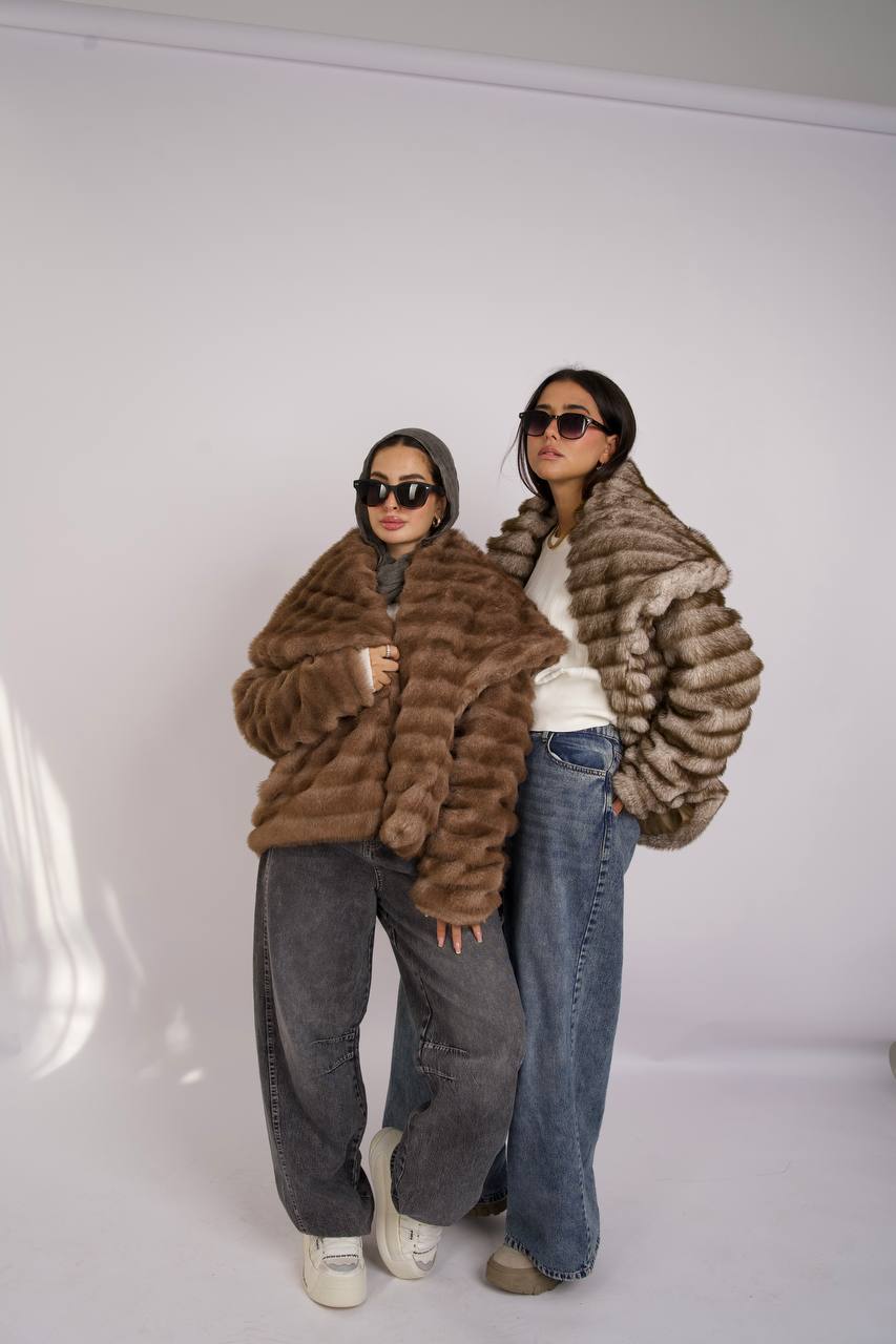 Fur-texture jacket