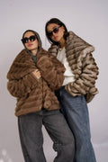 Fur-texture jacket