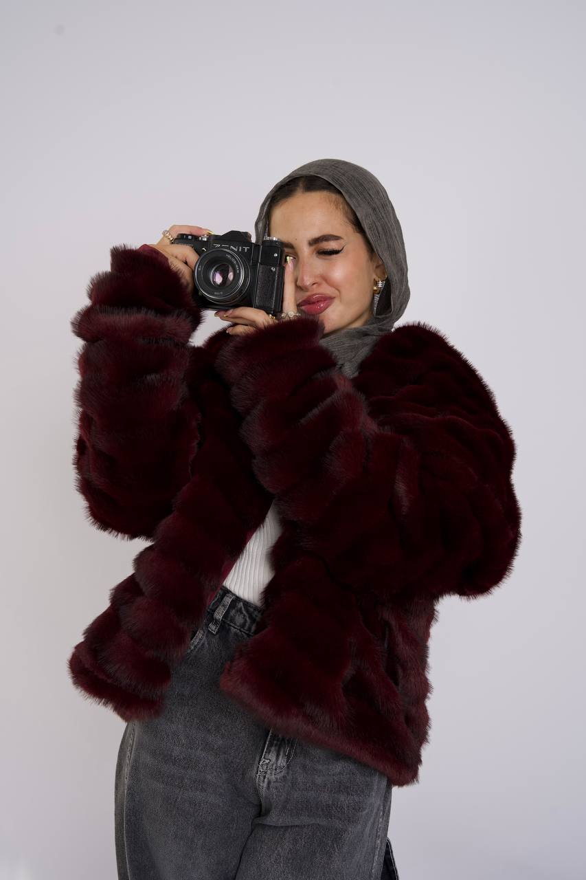 Fur-texture jacket