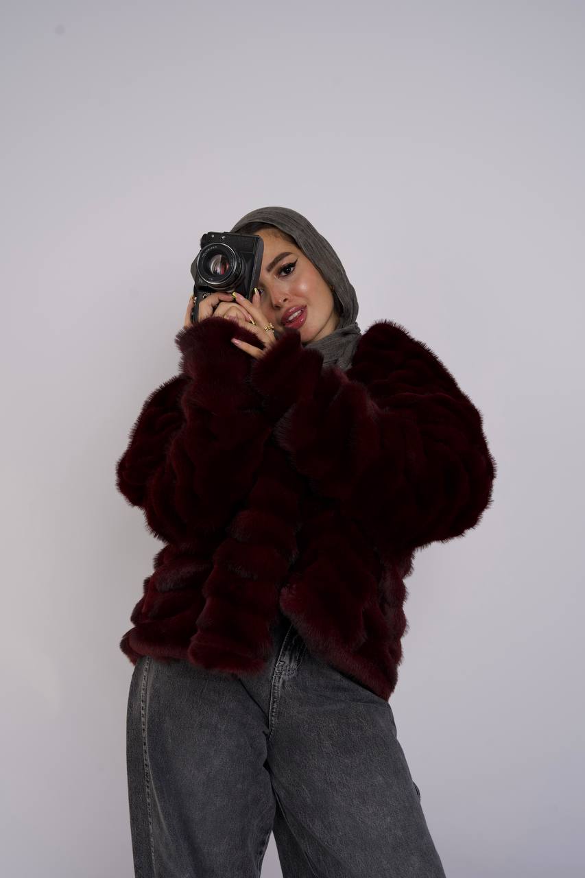 Fur-texture jacket