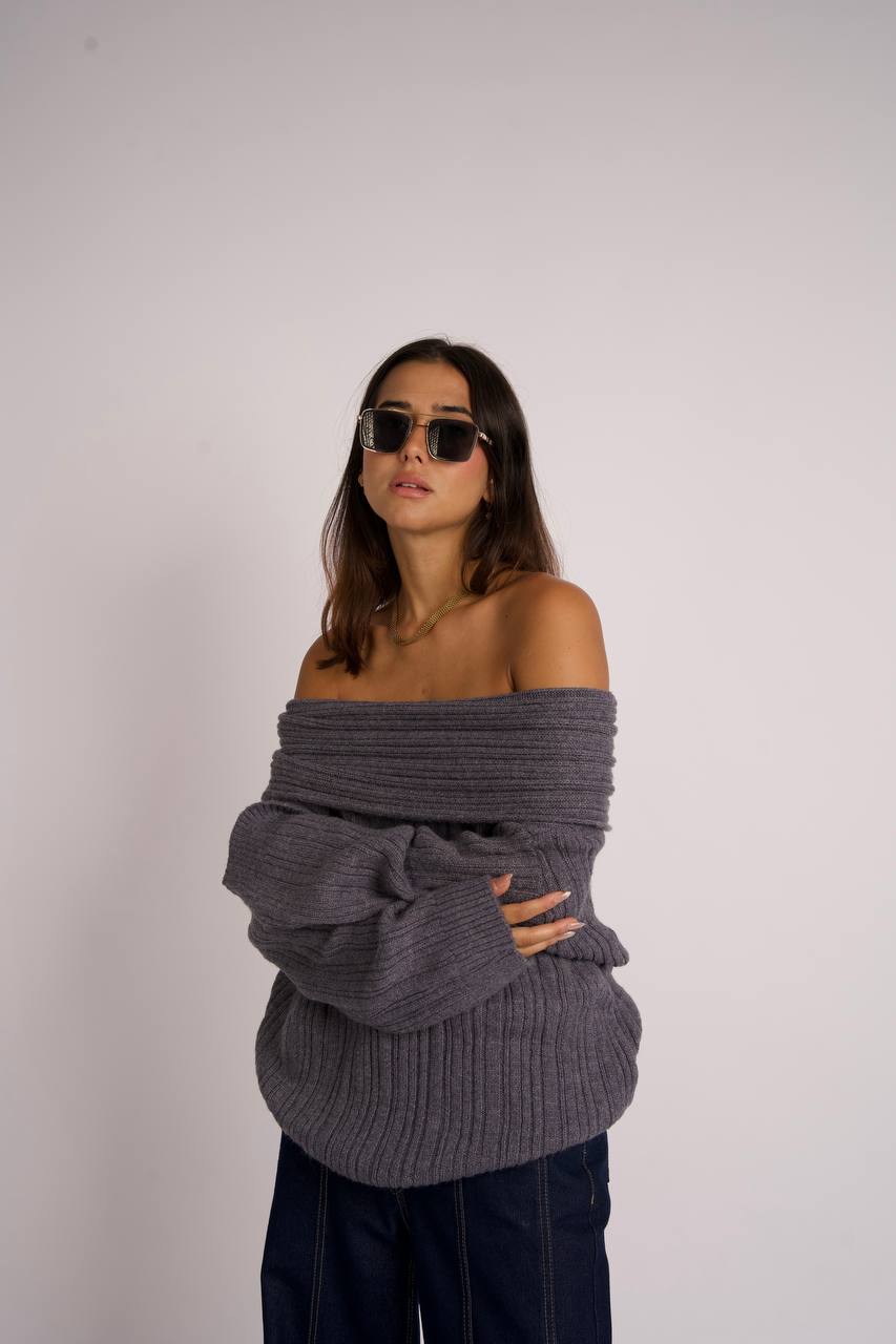 Off Shoulder Pullover