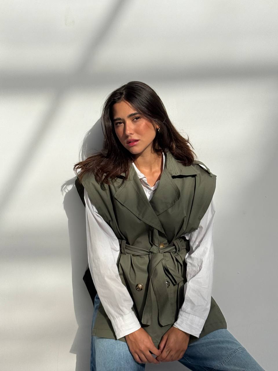 Gabardine Vest JACKET