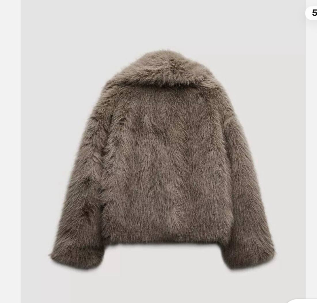 Fur belt Jacket