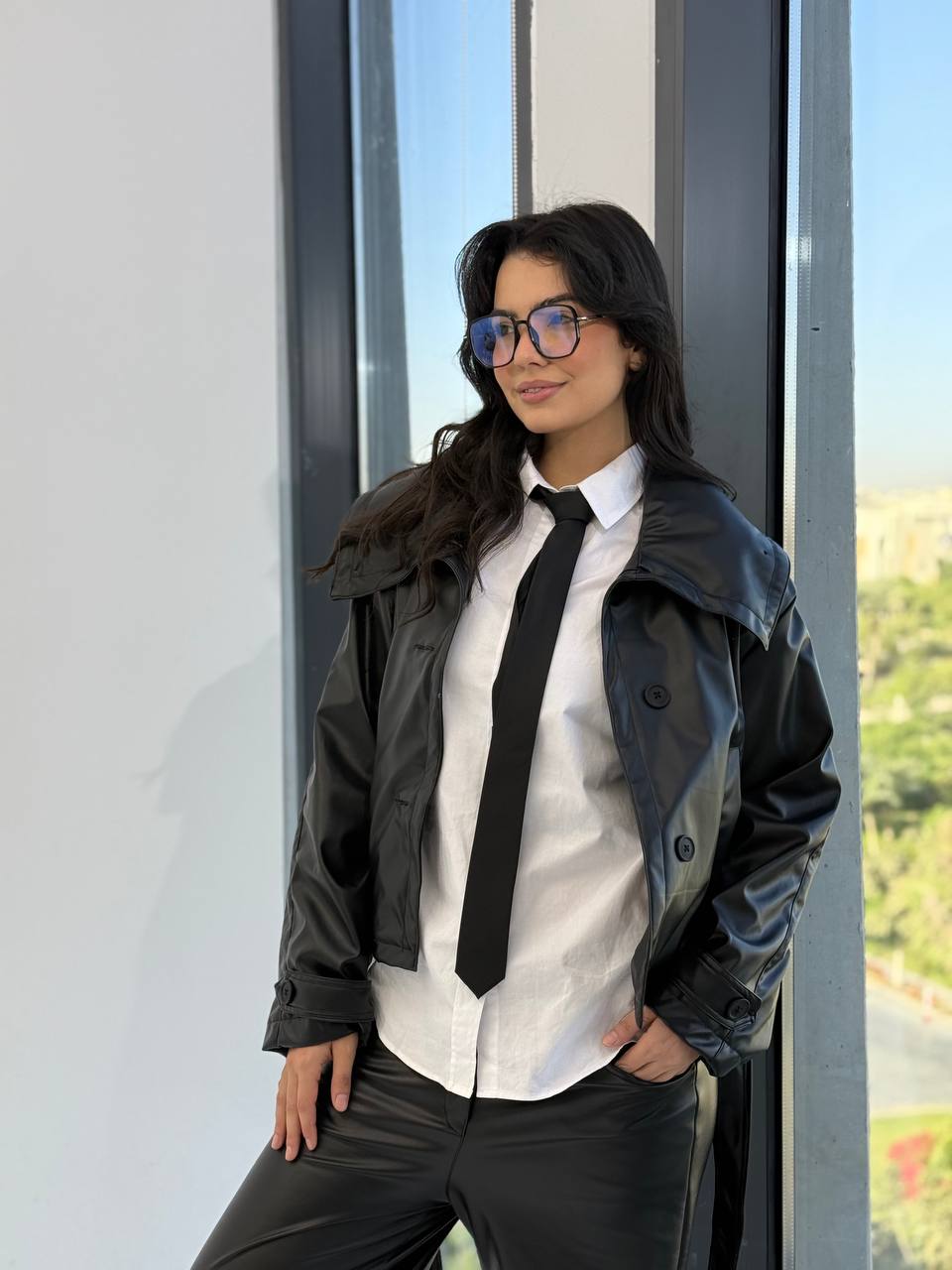 Mango Leather jacket