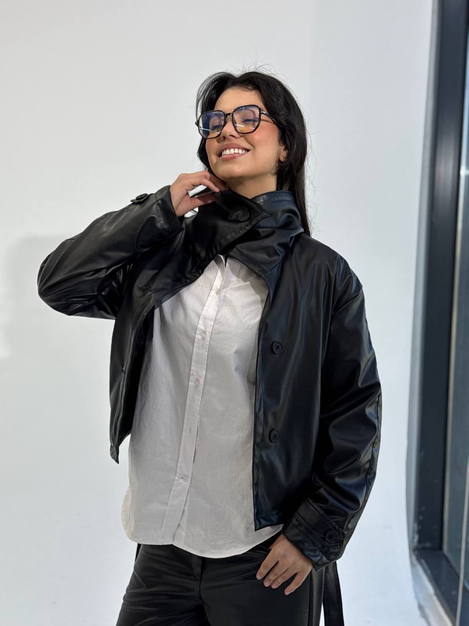 Mango Leather jacket