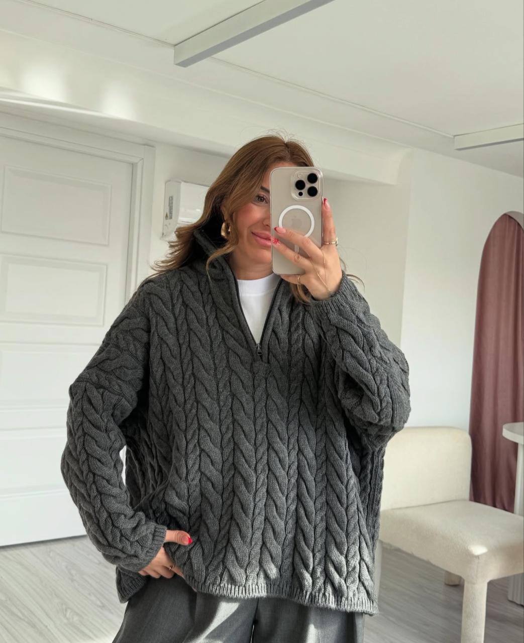 HALF Zipper Pullover